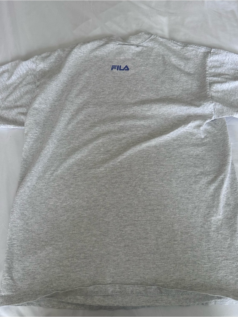 Vintage 90s FILA Bollettieri Tennis Academy T-Shirt Gray Made in USA Men's MED - Picture 7 of 7